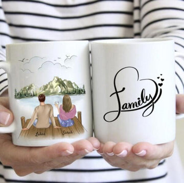 Brother & Sister - Personalized Mug (2-3 Persons)