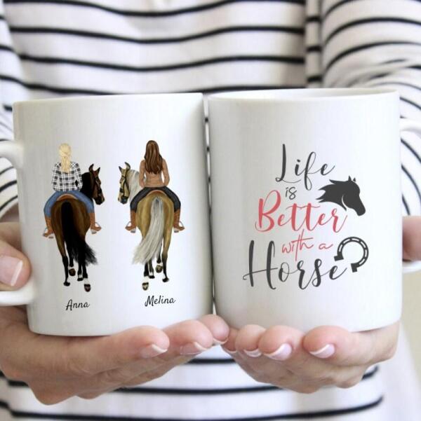 Best Horse Friends - Personalized Mug