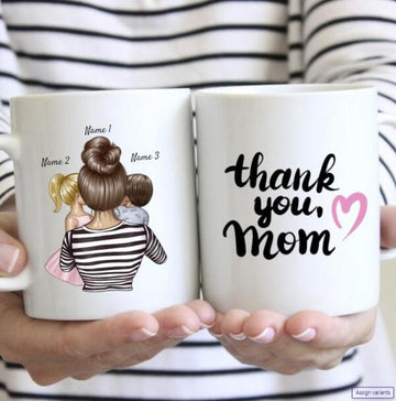 Mom with Children - Personalized Mug