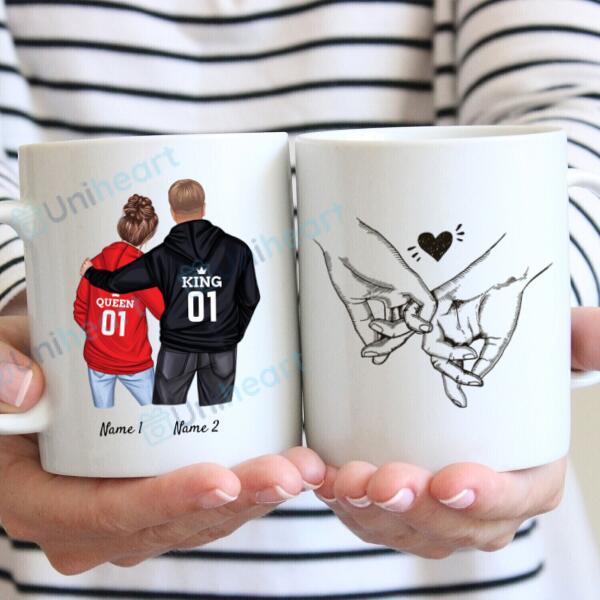 Best Couple in Hoodies - Personalized Mug