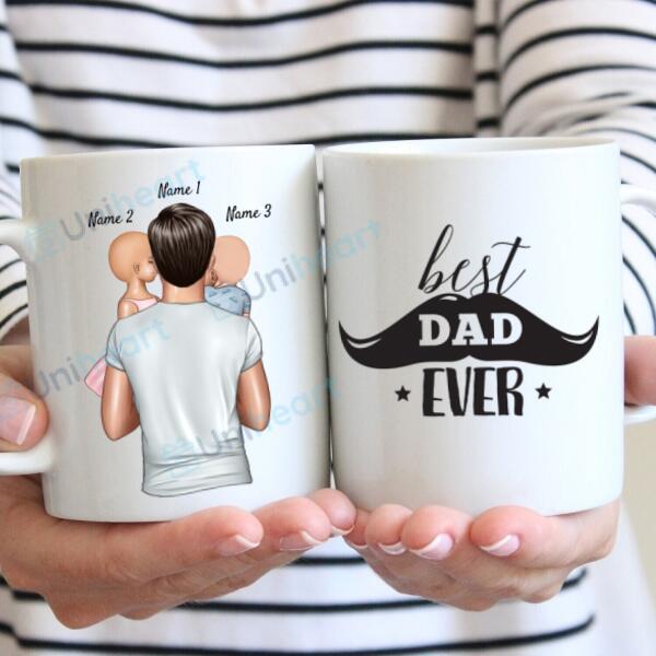 Dad with Children - Personalized Mug