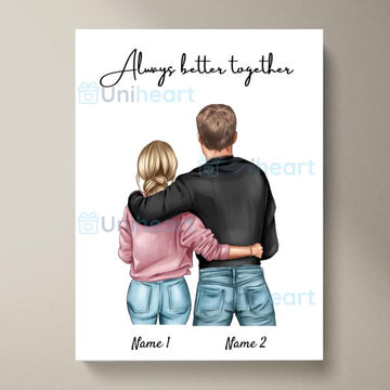 Best Couple - Personalized Poster