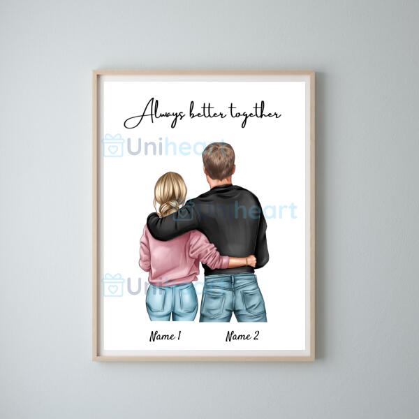 Best Couple - Personalized Poster