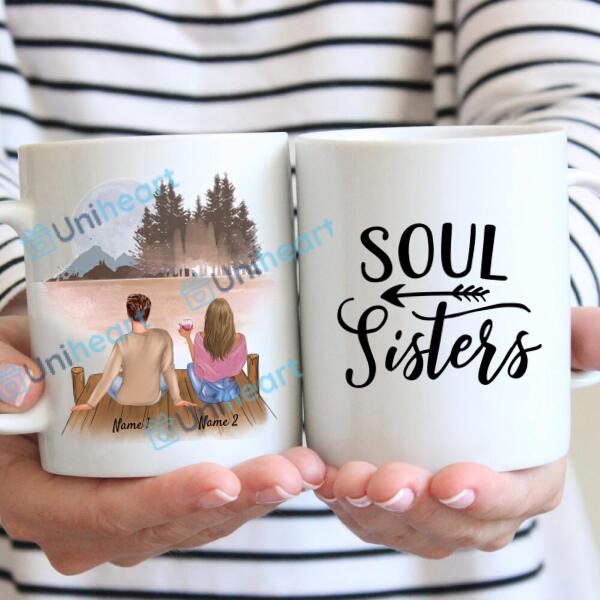 Brother & Sister - Personalized Mug (2-3 Persons)